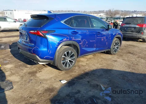 2015 Lexus Nx 200T F Sport из США, поврежденный, VIN JTJBARBZ5F2037562